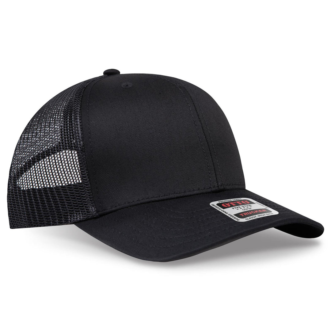 OTTO CAP 6 Panel Mid Profile Mesh Back Trucker Hat