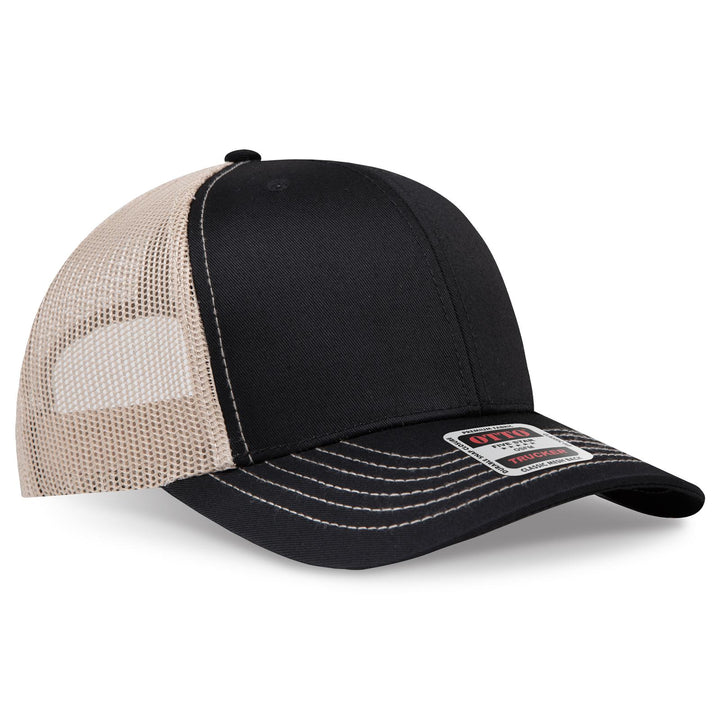 OTTO CAP 6 Panel Mid Profile Mesh Back Trucker Hat