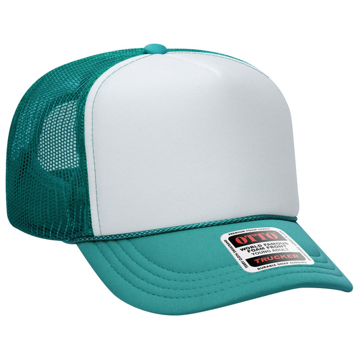 OTTO CAP 5 Panel High Crown Mesh Back Trucker Hat