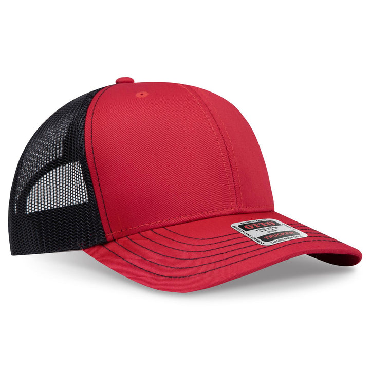 OTTO CAP 6 Panel Mid Profile Mesh Back Trucker Hat