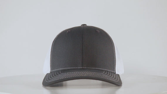 Video of Richardson 112 Trucker Hat for fast custom logo hat