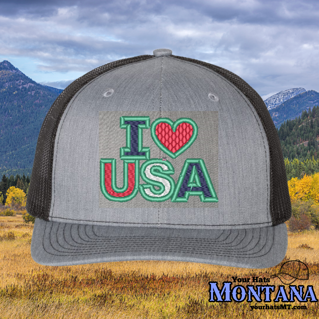 I Love the USA Hat